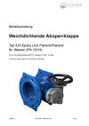 Betriebsanleitung Absperrklappe Typ 424 Epoxy Line Betriebsanleitung Absperrklappe Typ 424 Epoxy Line