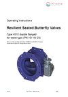 Operating Instructions Resilient Seated Butterfly Valves Type 4510 double flanged Operating Instructions Resilient Seated Butterfly Valves Type 4510 double flanged