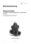Betriebsanleitung Absperrschieber Betriebsanleitung Absperrschieber