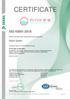 CERTIFICATE ISO 45001:2018 CERTIFICATE ISO 45001:2018