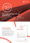 TEN-YEAR DUEKER SYSTEM GUARANTEE TEN-YEAR DUEKER SYSTEM GUARANTEE