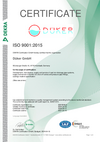 CERTIFICATE ISO 9001:2015 CERTIFICATE ISO 9001:2015