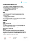 Mission Statement Sustainability of Düker GmbH Mission Statement Sustainability of Düker GmbH