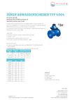 Datenblatt Absperrschieber 2004-4004 Abwasser Datenblatt Absperrschieber 2004-4004 Abwasser