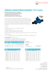 Datenblatt Absperrschieber Typ 4004 Datenblatt Absperrschieber Typ 4004
