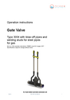 Operation instructions Gate Valve Type 3004 Operation instructions Gate Valve Type 3004