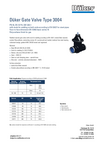 Datasheet Gate Valve Type 3004 Datasheet Gate Valve Type 3004