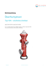 Betriebsanleitung Überflurhydrant Betriebsanleitung Überflurhydrant